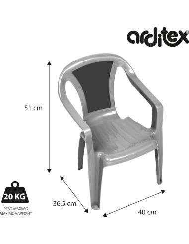 SILLA PP MONOBLOCK REAL MADRID