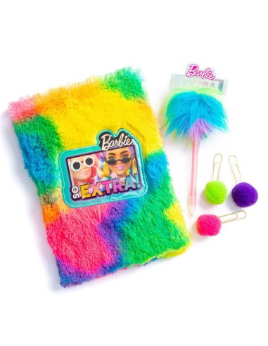 BARBIE EXTRA FLUFFY DIARY SET