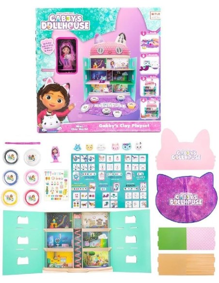 Juego manualidades arcilla Gabby