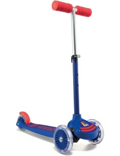 Maxi Patinete 3 ruedas azul con luces