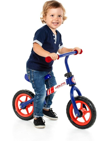 Bicicleta sin pedales azul Molto
