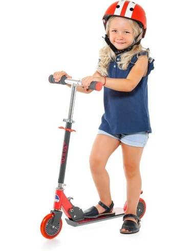Patinete plegable Rojo 2 Ruedas