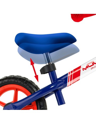 Bicicleta sin pedales azul Molto