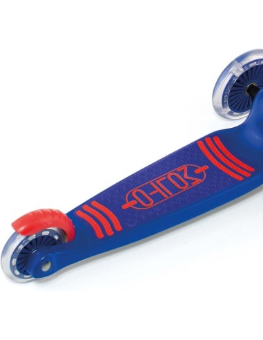 Maxi Patinete 3 ruedas azul con luces
