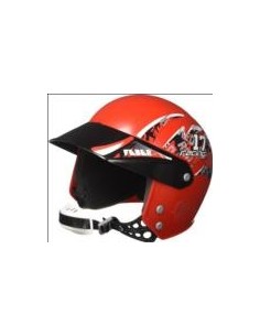 Casco moto rojo - FEBER