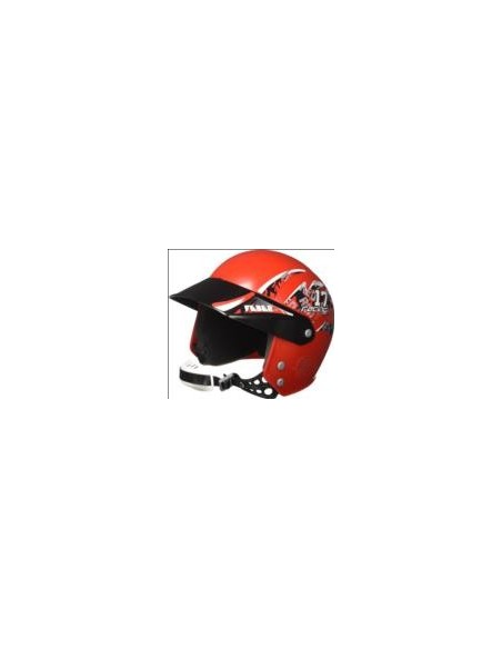 Casco moto rojo - FEBER