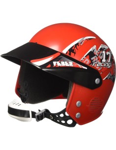 Casco moto rojo - FEBER 2