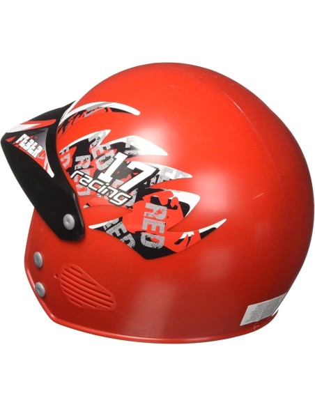 Casco moto rojo - FEBER