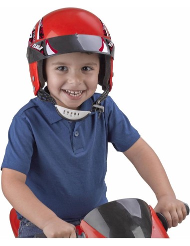 Casco moto rojo - FEBER