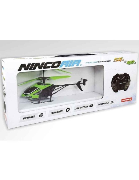 Helicoptero Whip 2 R/C verde