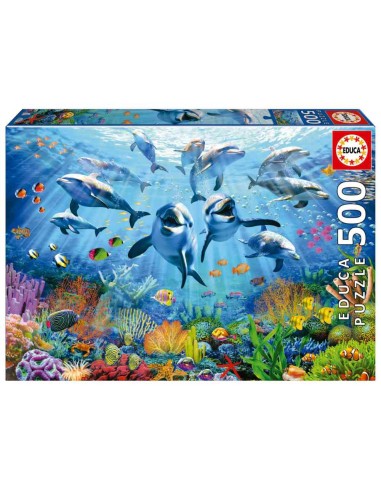Puzzle 500 fiesta bajo el mar