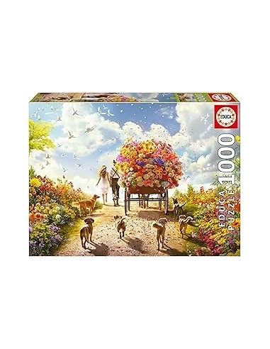 1000 Carro De Flores