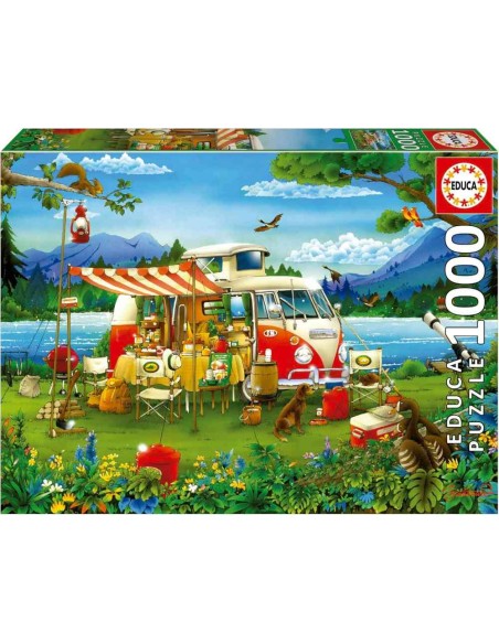 Puzzle 1000 vacaciones en el campo