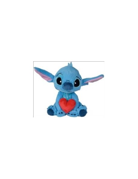 Peluche Stitch con corazón (25cm)
