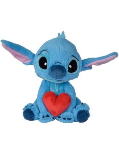 Peluche Stitch con corazón (25cm) 2