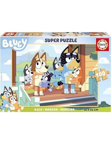 Puzle madera bluey 100 pcs.