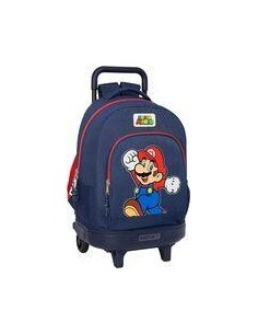 Super Mario Mochila Grande con Ruedas
