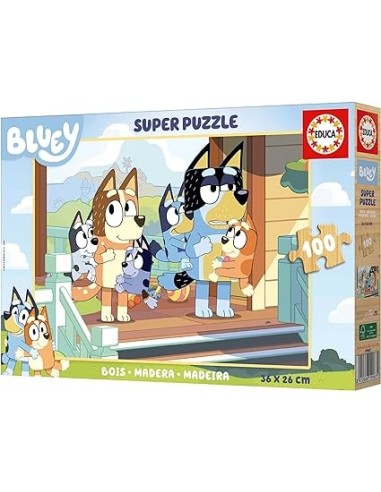 Puzle madera bluey 100 pcs.