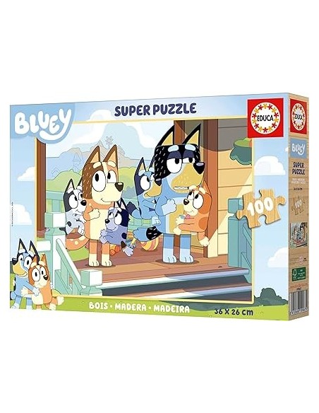 Puzle madera bluey 100 pcs.
