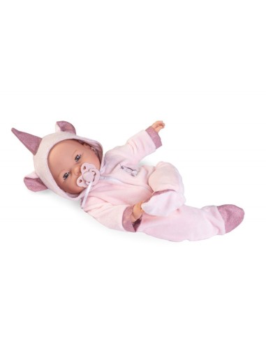 Bimba lagrimitas disfraz de unicornio