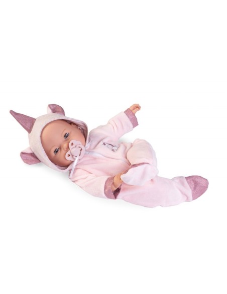 Bimba lagrimitas disfraz de unicornio