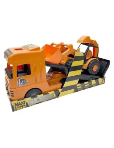 Maxi trailer con plataforma y tractor