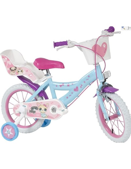 Bicicleta 14 pulgadas Pets