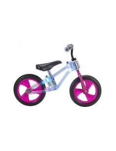Bicicleta 12 transparente luz rosa
