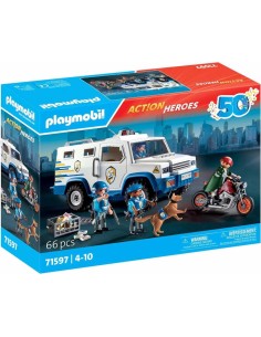 Transporte dinero policía action heroes