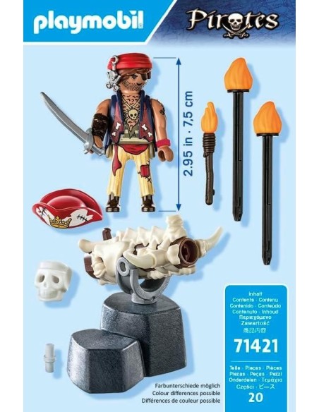 Artillero Pirata Playmobil pirates 71421