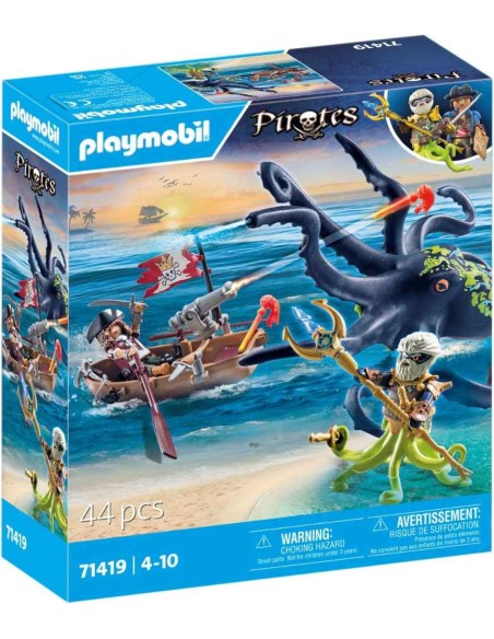 PLAYMOBIL Pirates 71419 Batalla C/Pulpo