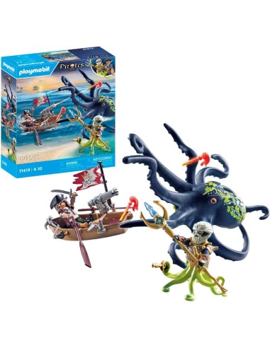 PLAYMOBIL Pirates 71419 Batalla C/Pulpo