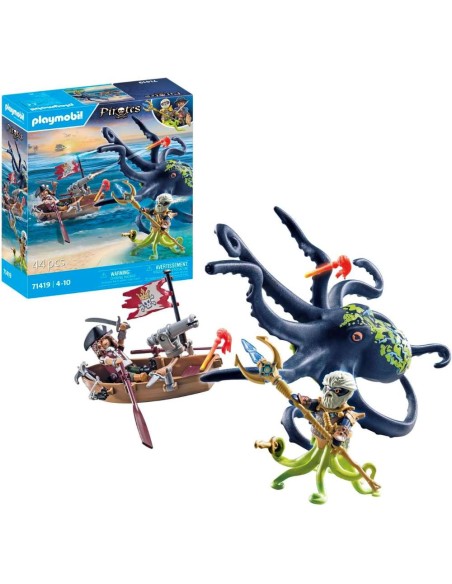 PLAYMOBIL Pirates 71419 Batalla C/Pulpo