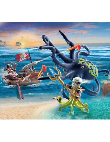 PLAYMOBIL Pirates 71419 Batalla C/Pulpo