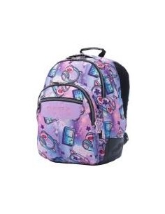 Mochila escolar Meowsical Rayol morado