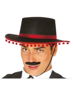 SOMBRERO CORDOBES CON BORLAS