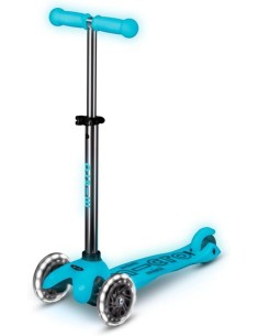 Patinete mini Micro deluxe glow led aqua