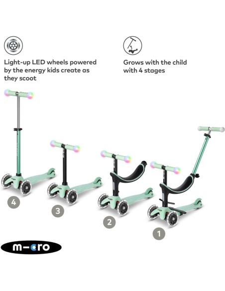Patinete Micro Evolutivo 4en1 mini2grow