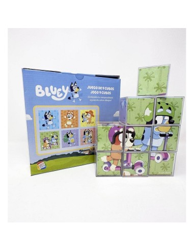 ROMPECABEZAS 9 CUBOS BLUEY