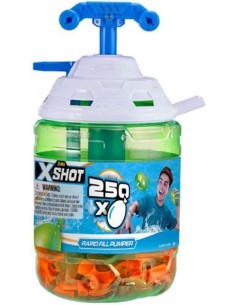 Globos de Agua X-Shot 250 ud. con hincha