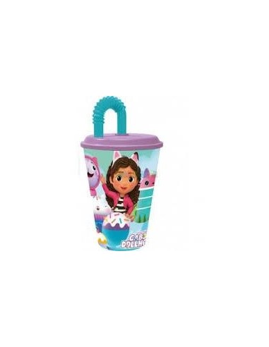 Gabby´s Dollhouse Vaso infantil c/pajita