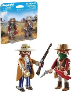 Bandido y sheriff figuras duopack