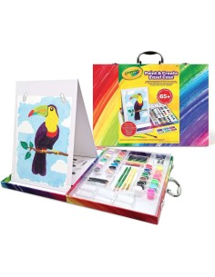 Maletin Pintor Arcoiris con Caballete