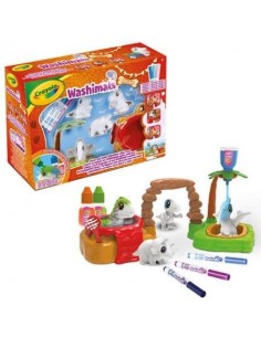 Washimals Dinos Set Jurasico y 4 Dinocac
