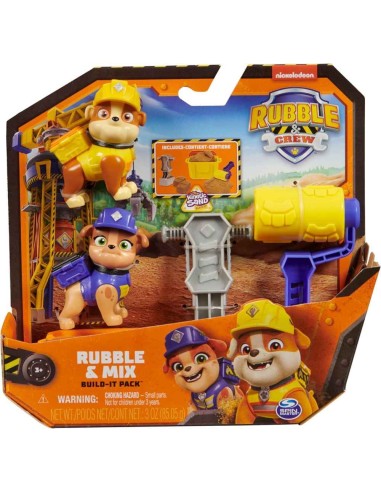 Figuras Pack 2 Rubble y Mix Paw Patrol