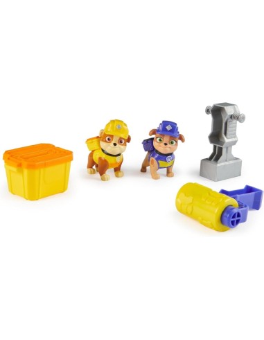 Figuras Pack 2 Rubble y Mix Paw Patrol