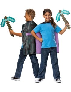 Disfraz Accesorio Minecraft Pico Y Capa