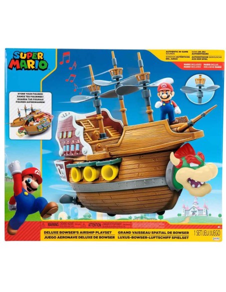 Super Mario Aeronave Deluxe De Bowser