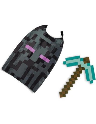 Disfraz Accesorio Minecraft Pico Y Capa