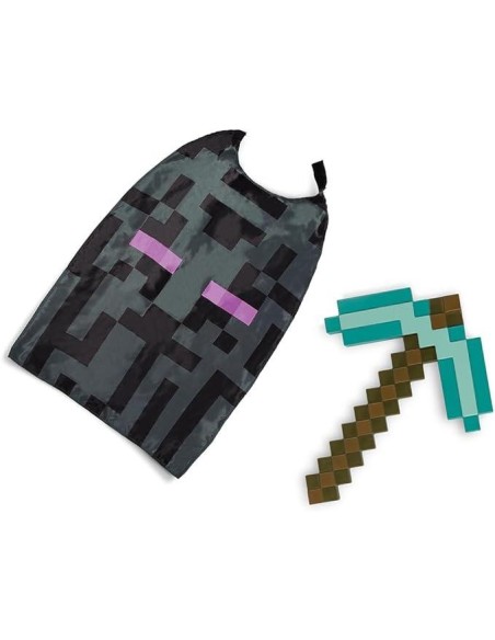 Disfraz Accesorio Minecraft Pico Y Capa